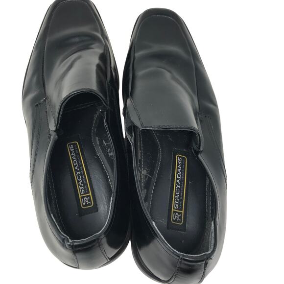 Stacy Adams Leather Slip On Dress Shoes Men 9M - Picture 7 of 8